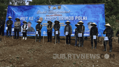 Video: HUT ke-80, Korps Brimob Polri Bersama Pemkab Sukabumi Tanam Jagung dan Bagikan Alsintan untuk Petani