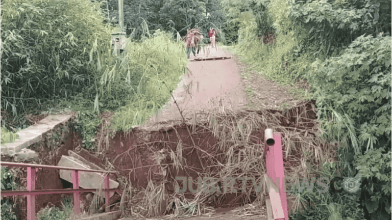 Video: Jembatan Penghubung Leles–Cijambe Wetan Ambruk, Akses Warga Sukaresmi Sukabumi Terputus