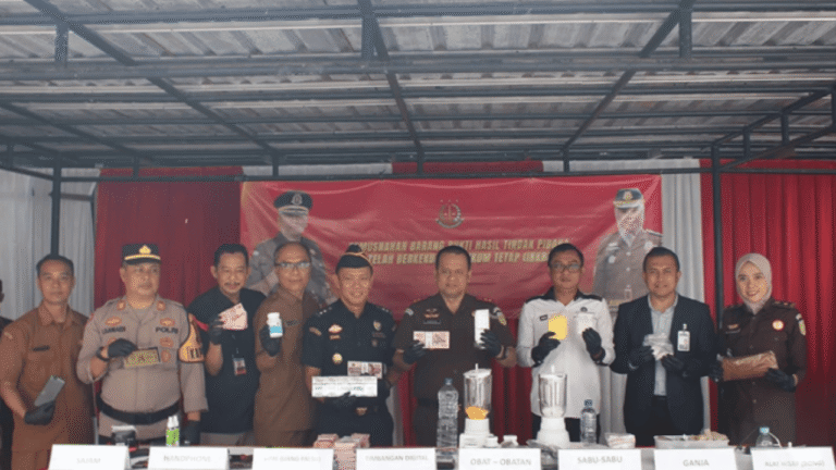 Didominasi Narkotika dan Obat Keras, Barang Bukti 148 Perkara Dimusnahkan Kejari Kabupaten Sukabumi