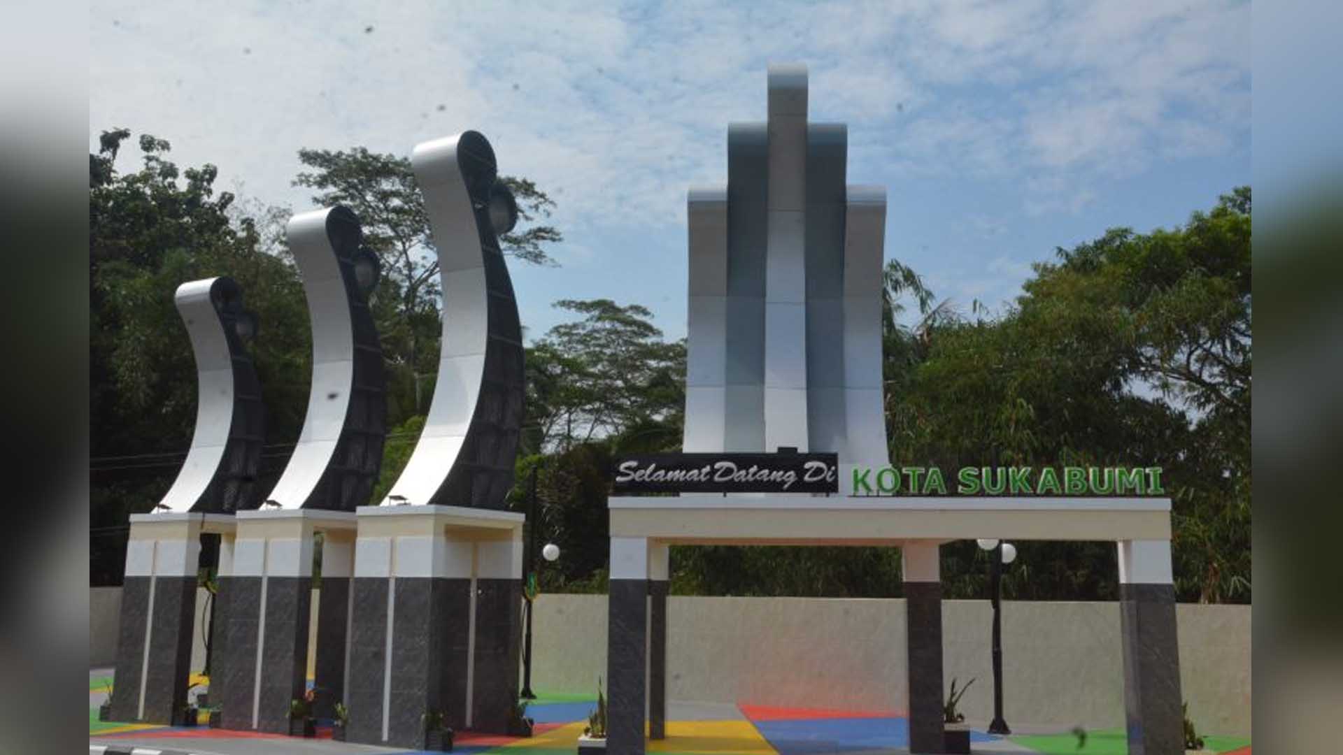 Penampakan Tugu Batas Kota Sukabumi di Jalur Lingkar Selatan yang telan biaya Rp1,9 Miliar. | Foto: Diskominfo Kota Sukabumi