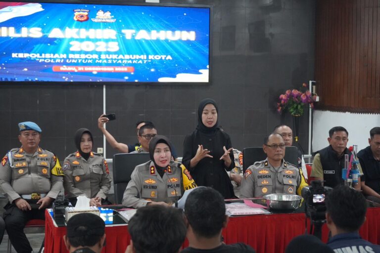 Ratusan Kasus Ditangani Polres Sukabumi Kota Sepanjang 2025, Apa Saja?