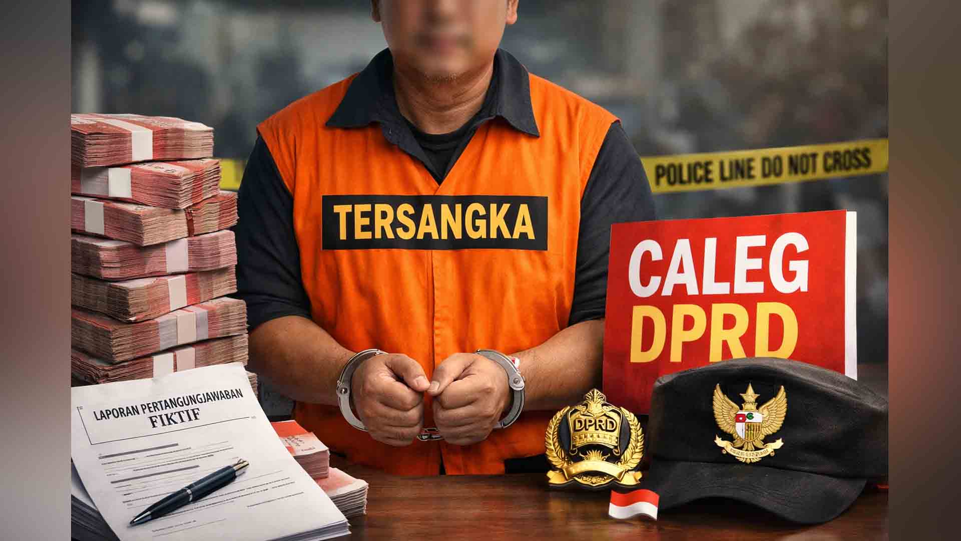 GI, Eks Kades Karangtengah Cibadak Sukabumi jadi tersangka korupsi BLT Desa. Foto hanya ilustrasi. | Foto: AI