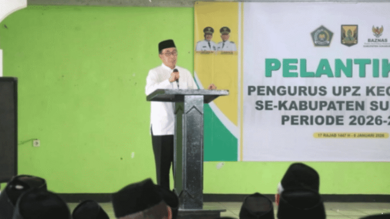 Pengurus UPZ Kecamatan Resmi Dilantik, Ini Pesan Sekda Sukabumi