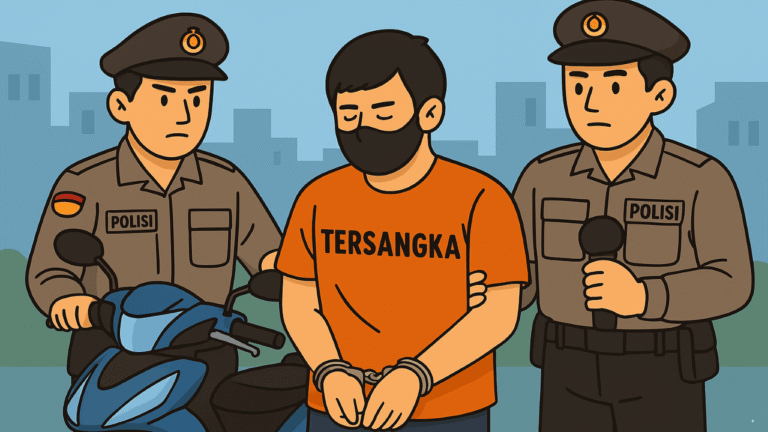 Beraksi di Belasan Lokasi, Pelaku Penipuan Sepeda Motor di Sukabumi Dibekuk Polisi