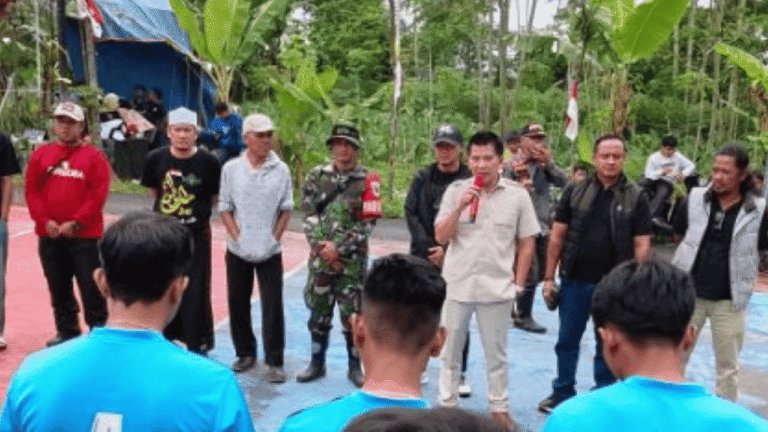 Teddy Setiadi Buka Satria Cup I, 14 Tim Voli Berebut Gelar Juara di Kampung Citiis Sukabumi