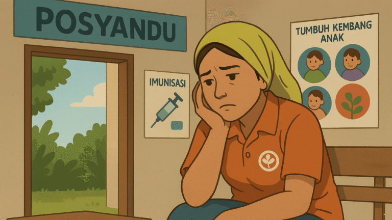 Pelayanan Posyandu Desa Mekarjaya Sukabumi Terhenti Diduga Akibat PMK 81