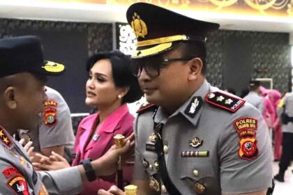 AKBP Sentot Kunto Wibowo resmi jabat Kapolres Sukabumi Kota usai dilantik Kapolda Jabar, Rabu (4/2/2026). | Foto: Humas Polres Sukabumi Kota