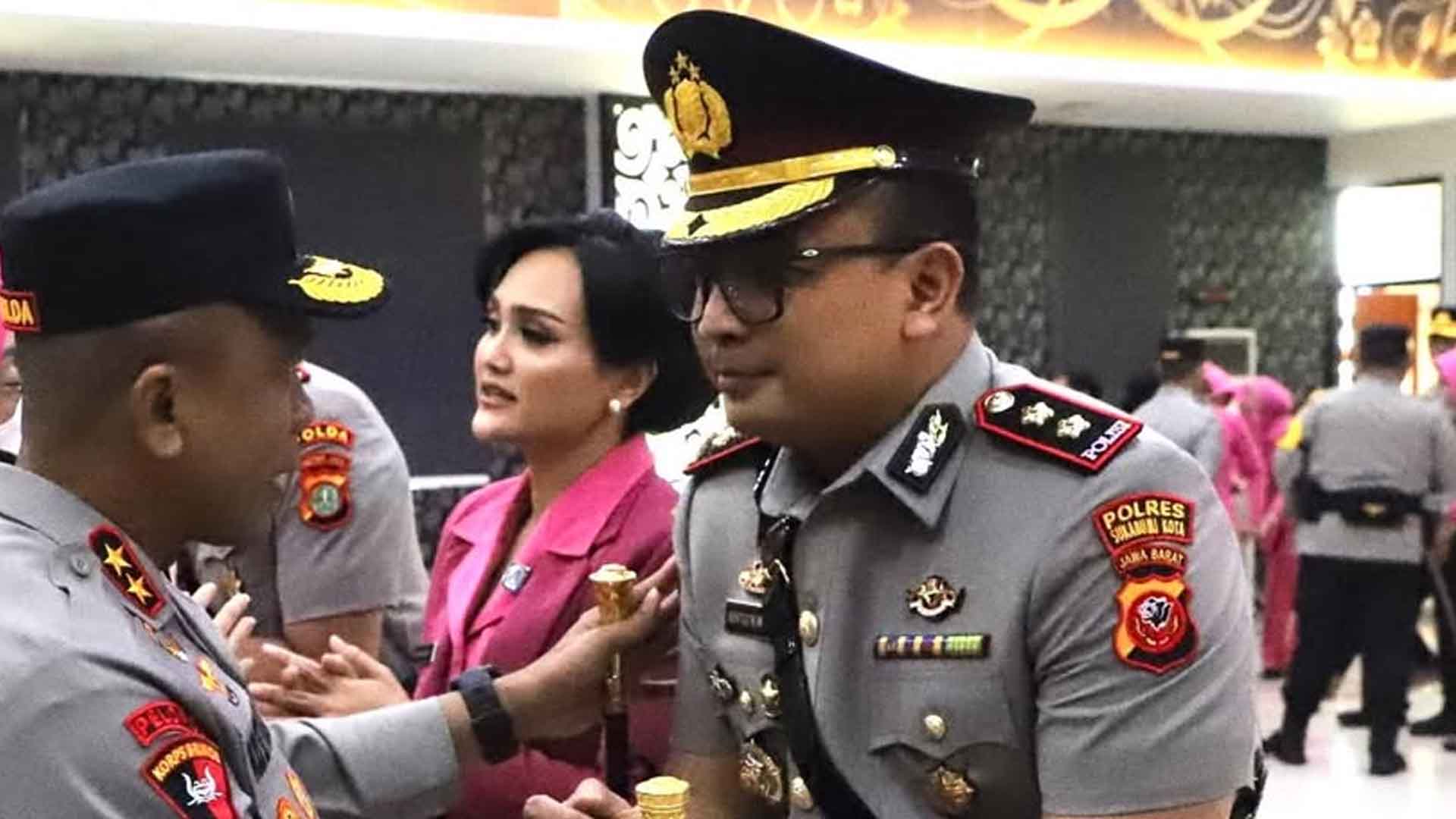 AKBP Sentot Kunto Wibowo resmi jabat Kapolres Sukabumi Kota usai dilantik Kapolda Jabar, Rabu (4/2/2026). | Foto: Humas Polres Sukabumi Kota