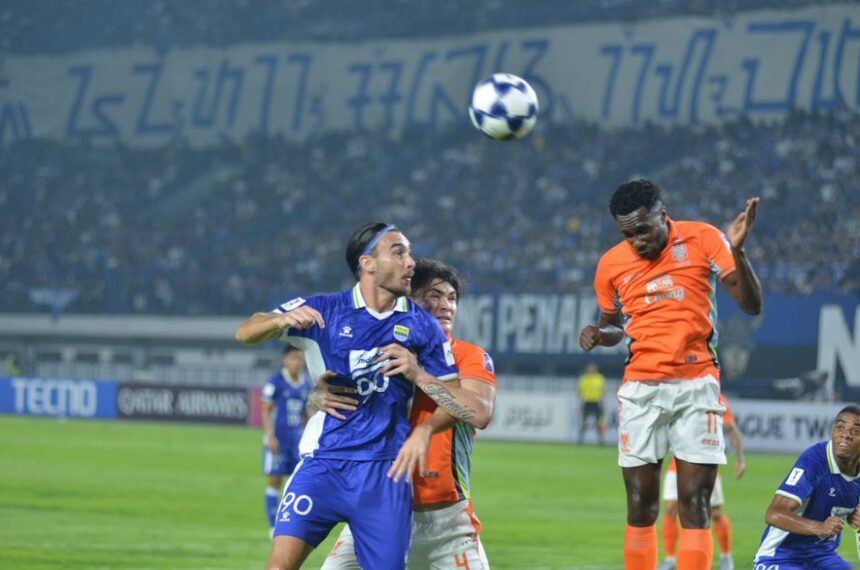 Gol semata wayang Persib Bandung atas Ratchaburi di leg ke-2 babak 16 besar ACL 2 dicetak oleh Andrew Jung pada menit ke-39. | Foto: Persib.co.id