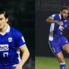 Sergio Castel dan Layvin Kurzawa saat debut hadapi Ratchaburi FC di ACL 2. | Foto: Persib.co.id