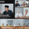Suasana audiensi DPRD Kabupaten Sukabumi terkait penyelesaian status tanah di Kampung Puncak Ceuri Sagaranten.