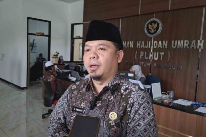 Kepala Kantor Kementerian Haji dan Umroh (Kemenhaj) Kabupaten Sukabumi, Abdul Manan. | Foto: Ans