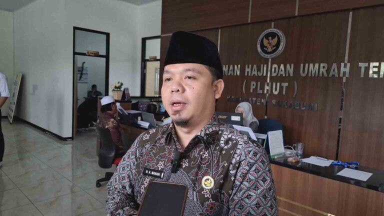 Kepala Kantor Kementerian Haji dan Umroh (Kemenhaj) Kabupaten Sukabumi, Abdul Manan. | Foto: Ans