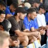 Para penggawa Persib Bandung saat mengikuti doa bersama jelang Ramadan di GBLA. | Foto: Humas Jabar