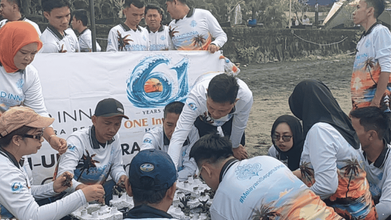 Tanam Puluhan Bibit Terumbu Karang di Palabuhanratu, GISBH Gandeng Komunitas PENYU Jaga Ekosistem Laut