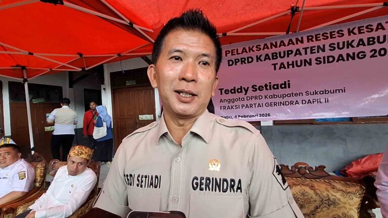 Anggota DPRD Kabupaten Sukabumi Fraksi Gerindra, Teddy Setiadi. | Foto: Ans