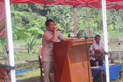 Anggota DPRD Kabupaten Sukabumi Fraksi Gerindra, Teddy Setiadi, menggelar reses masa sidang 2026, Rabu (4/2/2026). | Foto: ANS