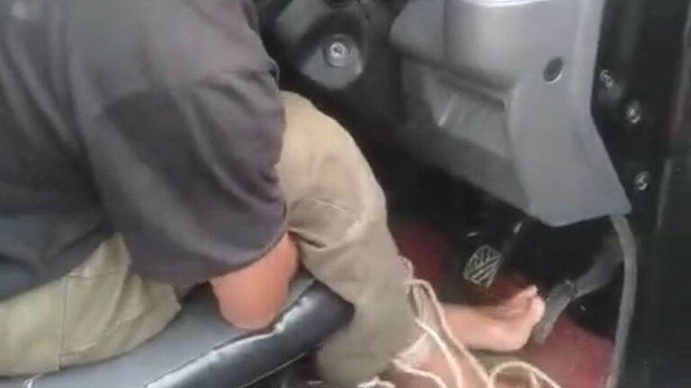 Potongan video viral sopir sayur ngaku dibegal di jalur Lingkar Selatan Cisaat Sukabumi. | Foto: Ist