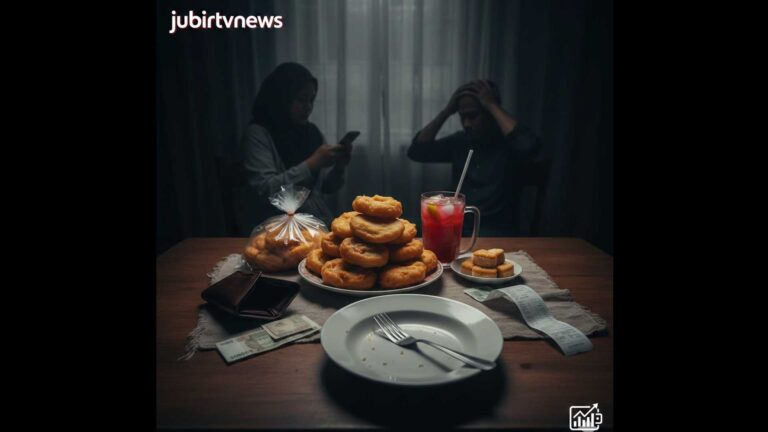 "Lapar mata" jelang buka puasa Ramadan merupakan dorongan Psikologi yang merugikan finansial. | Foto: Ilustrasi/Google Gemini AI