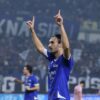 Andrew Jung mencetak dua gol dalam kemenangan Persib Bandung atas Persik. | Foto: Persib.co.id