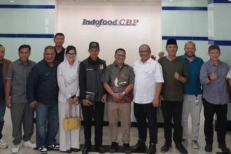 Komisi I DPRD Kabupaten Sukabumi bersama DPMPTSP saat monitoring perizinan perusahaan PT Indolakto Plant C3 di Cicurug, Jumat (6/3/2026). | Foto: Nugraha