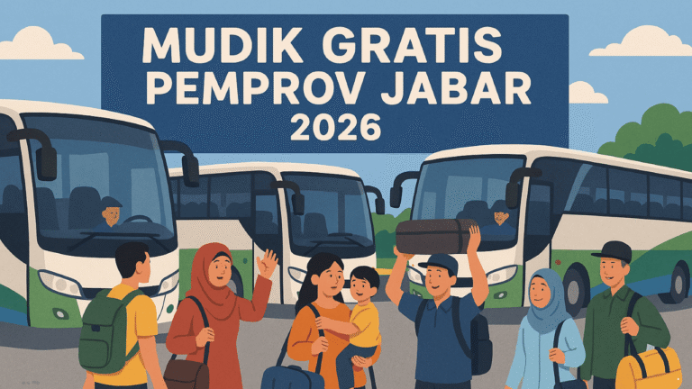Kuota Mudik Gratis Jabar Tersisa 660 Kursi, Rute Bandung–Sukabumi dan Bogor-Palabuhanratu Masih Tersedia