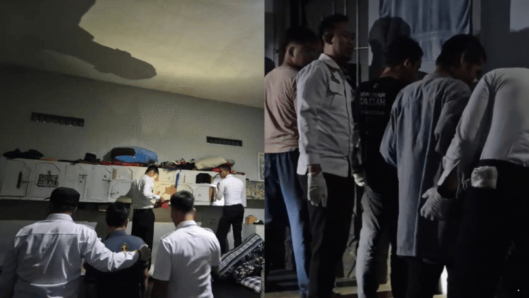 Perketat Pengawasan saat Ramadan, Petugas Lapas Warungkiara Sita Lempengan Besi dan Barang Logam di Kamar Warga Binaan