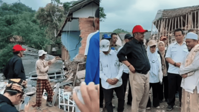Pergerakan Tanah di Bantargadung Berdampak pada Puluhan Rumah, Disperkim Sukabumi Lakukan Pendataan Hunian