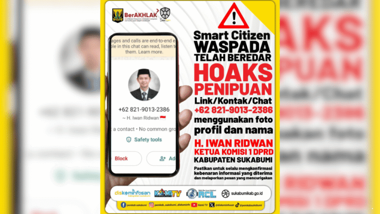 Waspada Penipuan Catut Nama Ketua Komisi I DPRD Sukabumi, Warga Diminta Hati-hati