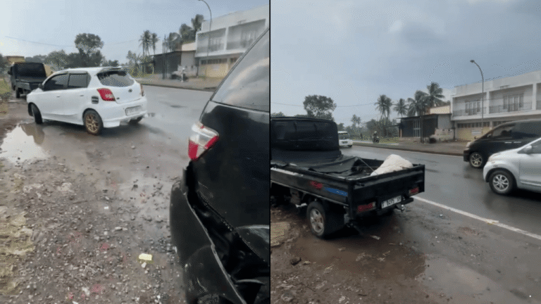 Diduga Hilang Kendali, Kronologi Pick Up Tabrak Pembatas Jalan hingga Hantam 2 Mobil di Lingsel Sukabumi
