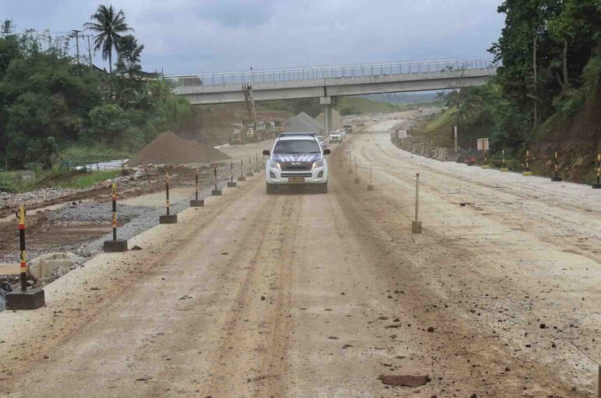 Kondisi jalur fungsional Tol Bocimi Seksi 3 saat dijajal rombongan Kapolda Jabar. | Foto: Ist