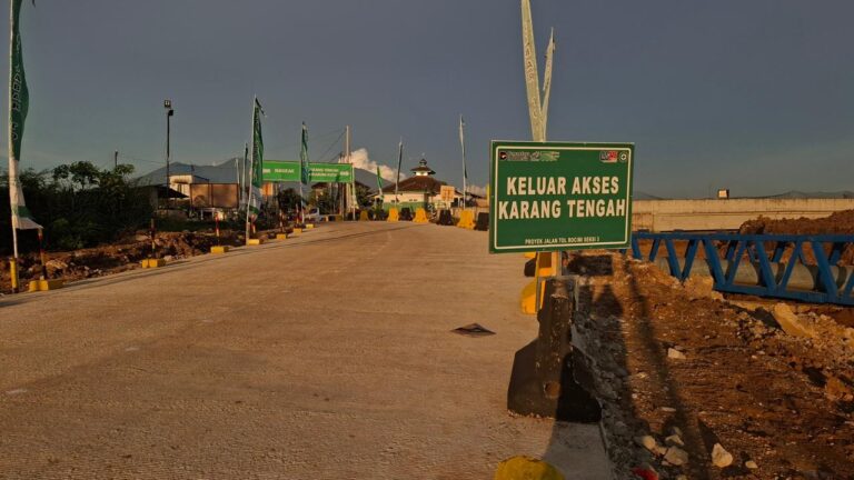 Jalan Tol Bocimi Seksi 3 yang digunakan sebagai jalur fungsional mudik Lebaran 2026. | Foto: Ans