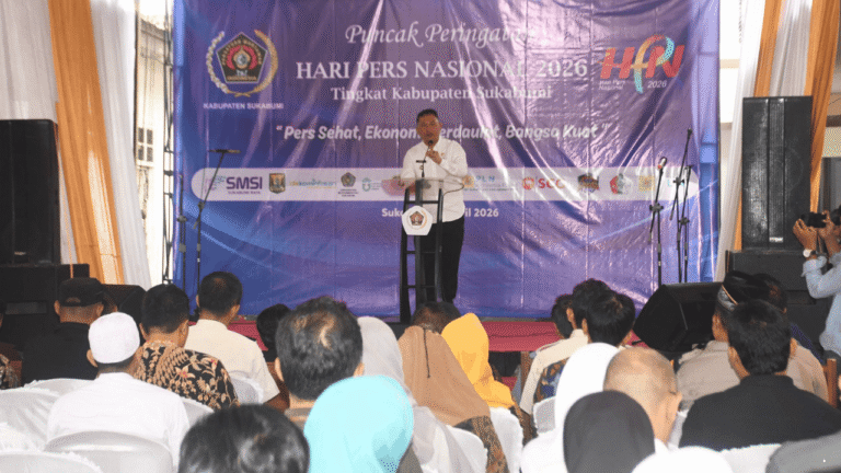 HPN 2026 Kabupaten Sukabumi, Wabup Andreas Ajak Insan Pers Bersinergi
