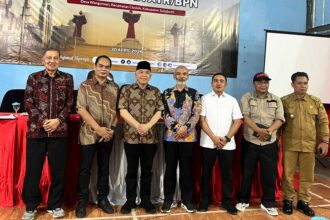 Hergun foto Bersama dengan ATR/BPN pasca sosialisasi di Cisolok