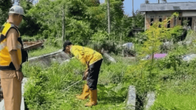 Cegah Banjir dan Kekeringan, Dinas PU Sukabumi Rawat Irigasi Batu Karut