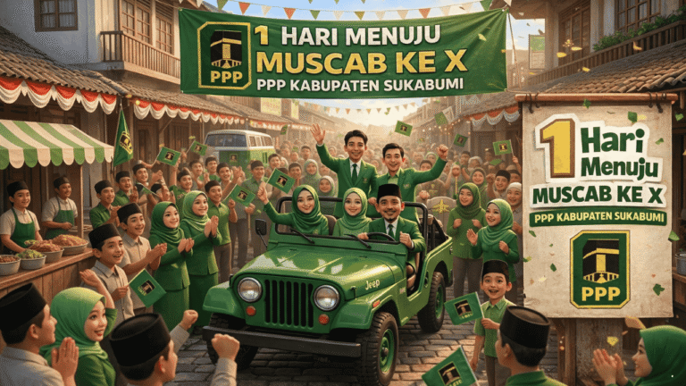 Menanti Ketua Baru PPP Kabupaten Sukabumi Menghadapi ‘Mission Impossible’ 14 Kursi di Muscab ke-10