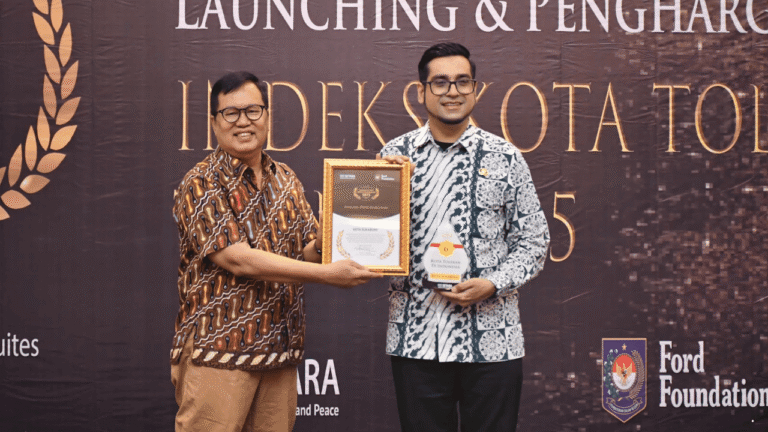 Konsisten Jaga Kerukunan, Sukabumi Raih Predikat Kota Toleran ke-6 Nasional versi SETARA Institute