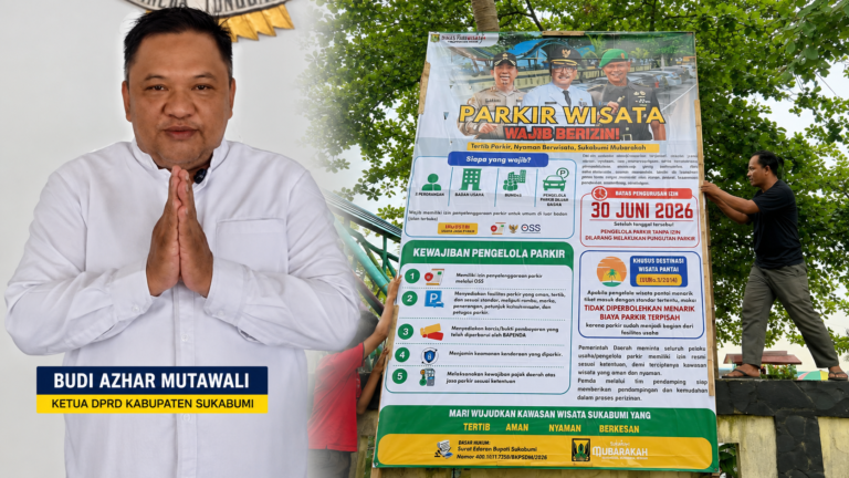 DPRD Kabupaten Sukabumi Dukung Penataan Parkir Pesisir, Budi Azhar: Kunci Wisata Nyaman dan Tertib