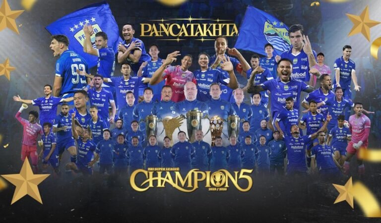 Sejarah Terukir! Persib Bandung Catat Hattrick Juara Kompetisi Kasta Tertinggi Indonesia