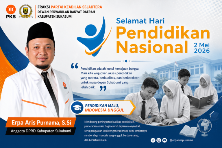Hardiknas 2026, Erpa Aris Purnama Dorong Pemerataan Pendidikan Hingga Pelosok Sukabumi