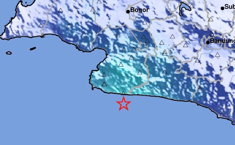 Gempa Dangkal M 4,5 Guncang Sukabumi, BMKG: Sesar Aktif Bawah Laut