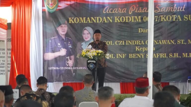 Hadiri Pisah Sambut Dandim 0607, Wabup Andreas Tegaskan Sinergitas Pemkab Sukabumi dengan TNI