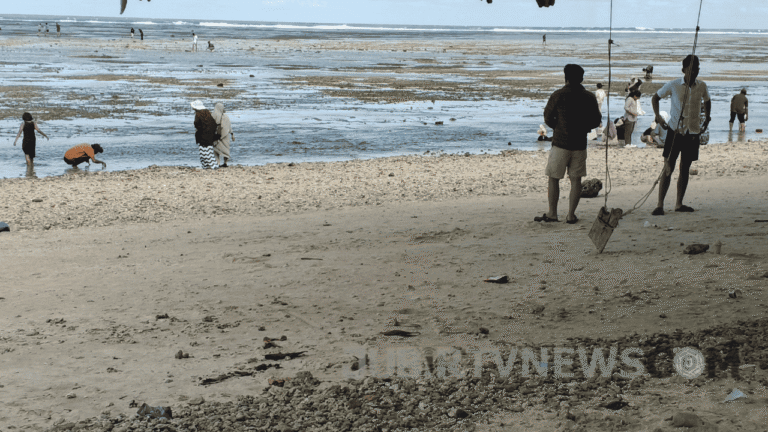 Wisatawan Padati Pantai Tenda Biru Ujunggenteng Sukabumi, Nikmati Keindahan Alam saat Air Laut Surut