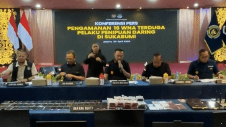 Imigrasi Ungkap Dugaan Modus Love Scamming Internasional di Balik Penggerebekan 16 WNA di Sukabumi