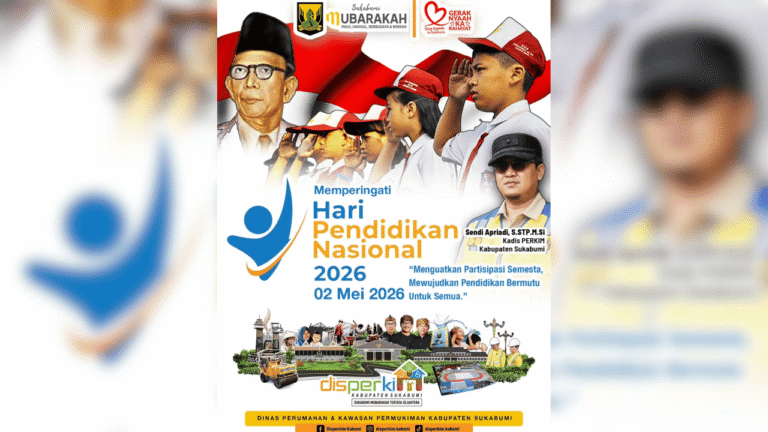 Momentum Hardiknas 2026, Disperkim Sukabumi Dorong Sinergi Pendidikan dan Infrastruktur Permukiman