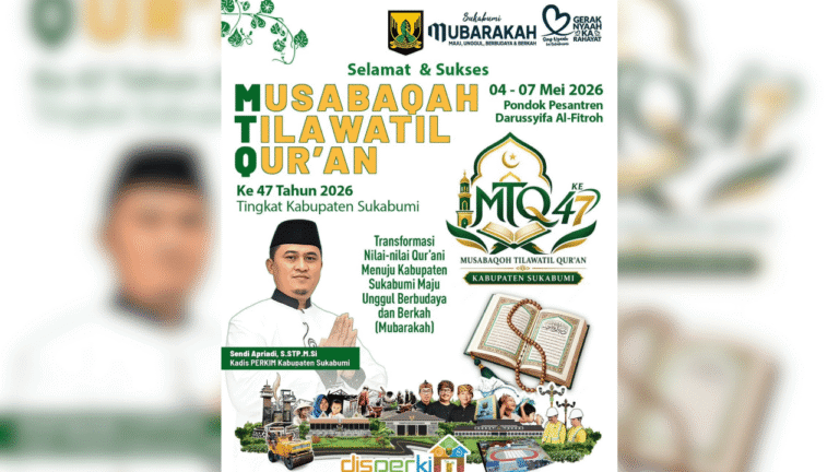 MTQ ke-47 Jadi Ajang Pembinaan Generasi Qurani, Kadisperkim Sukabumi Beri Apresiasi