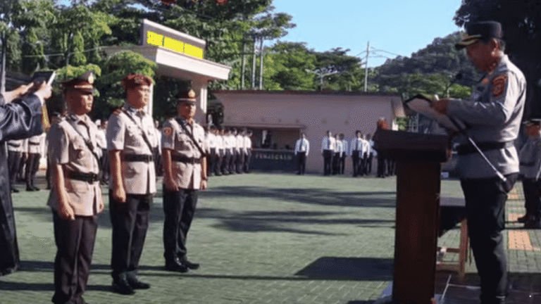 Polres Sukabumi Lakukan Rotasi Jabatan, Kasat Reskrim hingga Kapolsek Nyalindung Kini Berganti