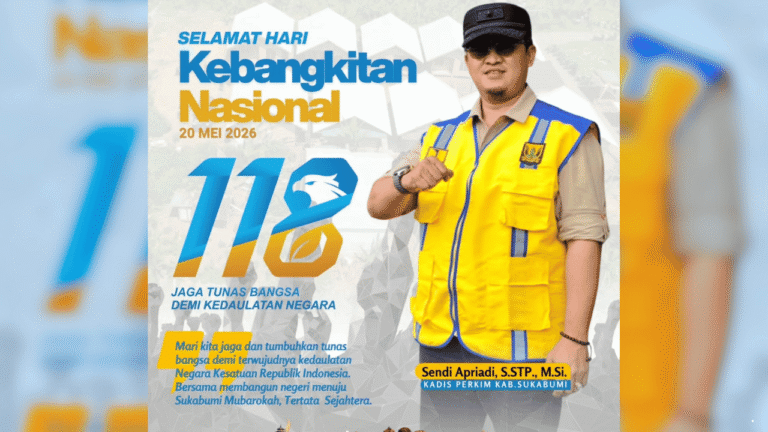 Disperkim Sukabumi Ajak Warga Jaga Persatuan dan Gotong Royong di Momentum Harkitnas 2026