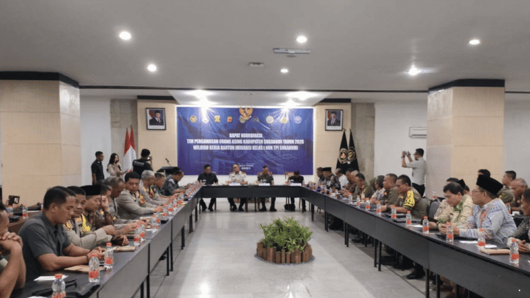 Timpora Perkuat Sinergitas Awasi WNA dan Cegah TPPO-TPPM di Kabupaten Sukabumi