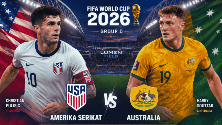Prediksi Amerika Serikat vs Australia di Piala Dunia 2026: Tuan Rumah Diunggulkan, Balogun Berpeluang Kembali Bersinar
